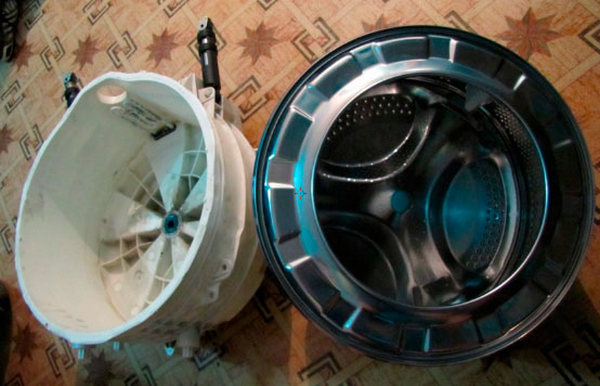 Материал бака – важный момент при подборе будущей стиральной машины