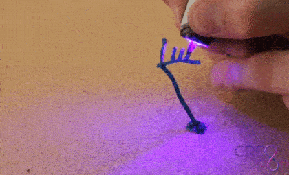 Пример работы с 3D ручкой Creopop