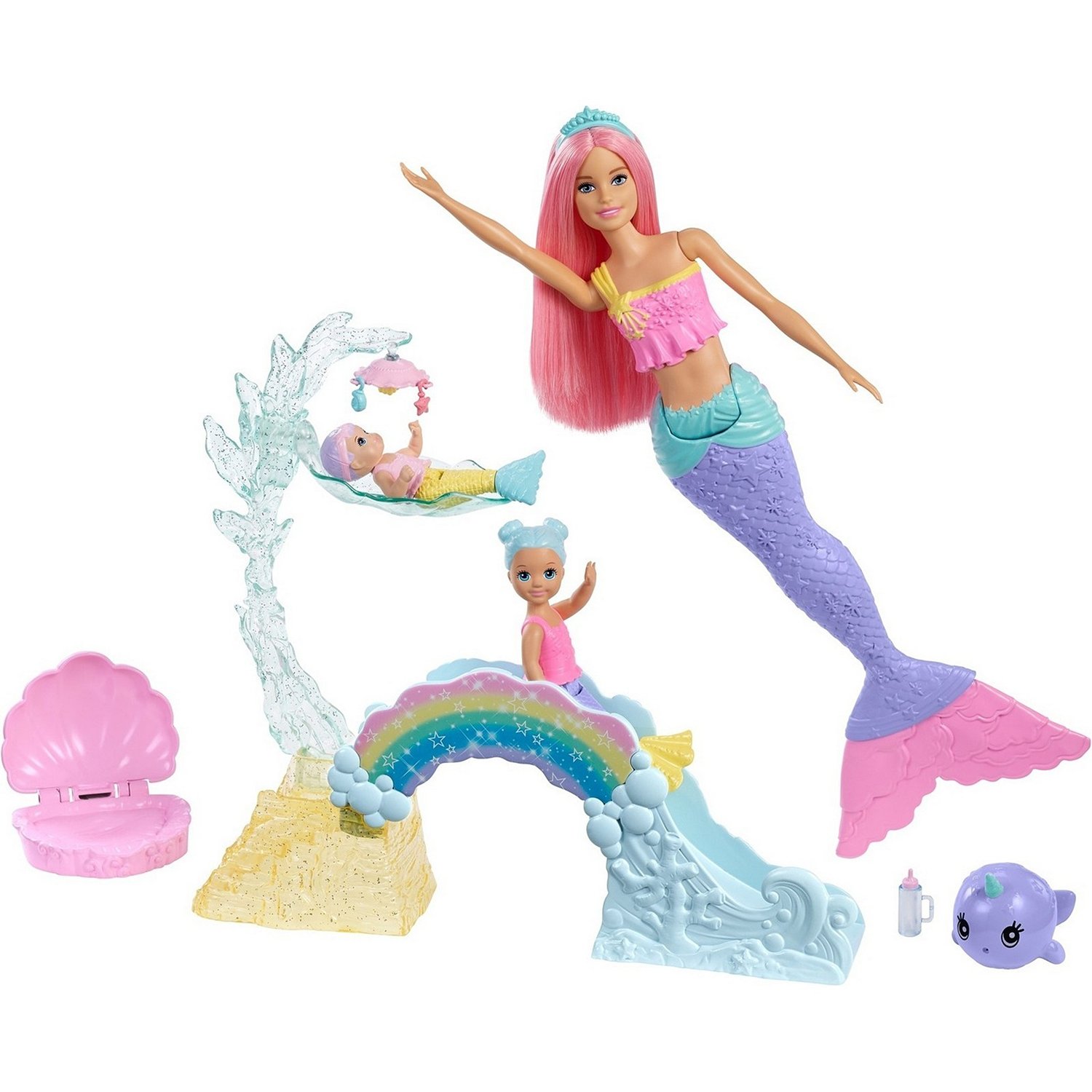 Игровой набор «Barbie с маленькими русалочками»