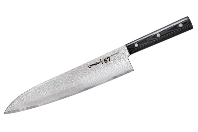 Samura Damascus европейский поварской нож 24 см