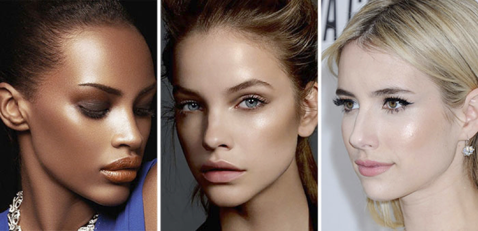 хайлайтер для лица. подходящий хайлайтер для светлокожих девушек. люди со смуглой кожей. подобрать хайлайтер для лица по цвету кожи. хайлайтер светлый.