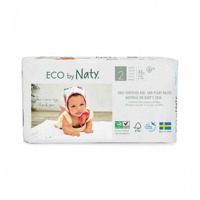 Eco by Naty для новорожденных 3-6 кг
