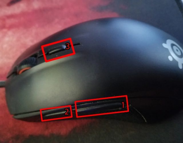 Количество кнопок на мышке может быть разным