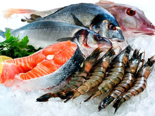 Морепродукты и рыба